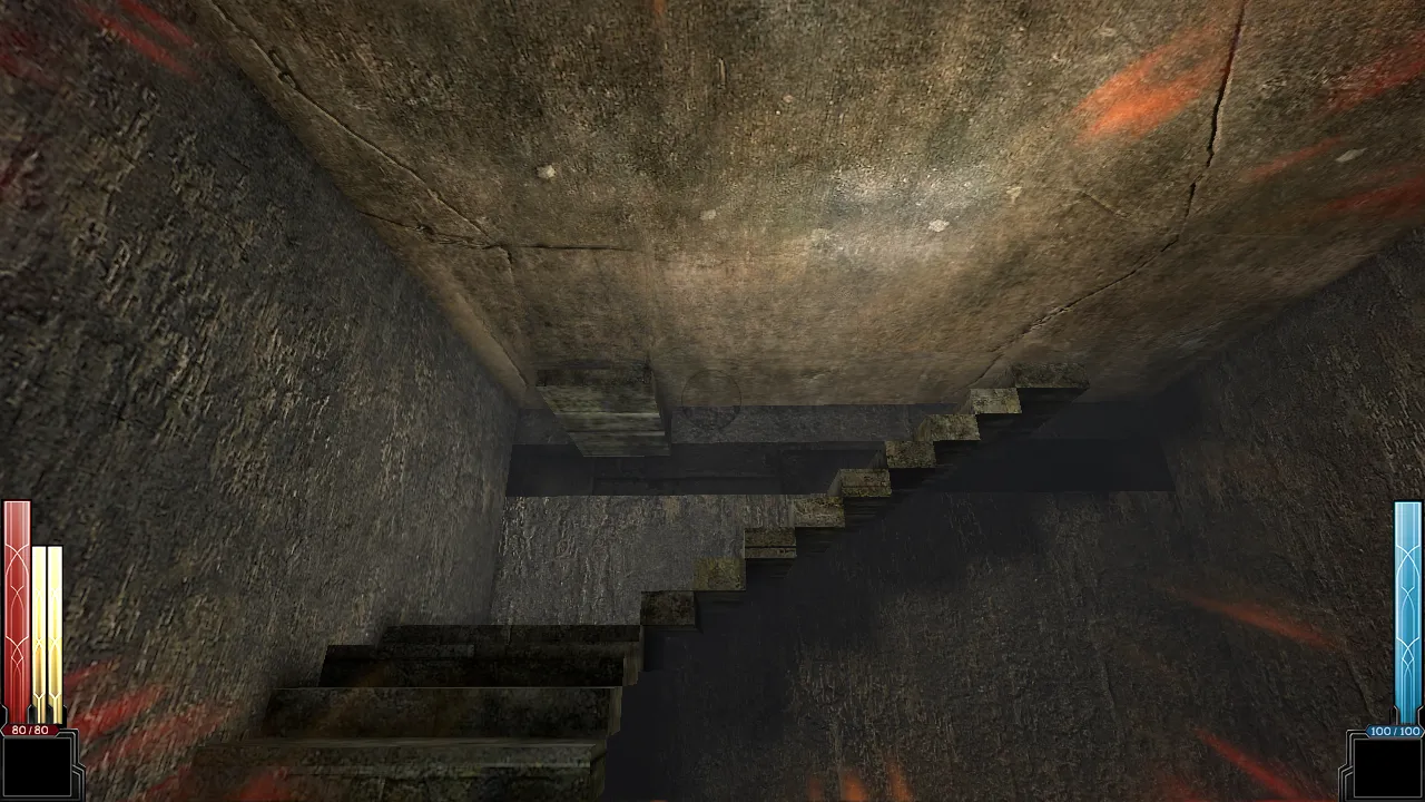 Escalier de pierre en colimaçon